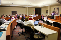 Photo of water resilience conference final session  