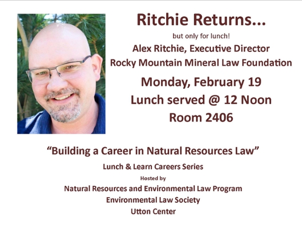 Alex Ritchie lunch flyer