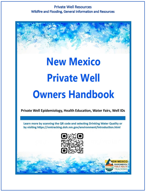cover of the new mexico private well owners handbook
